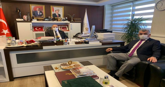 Başkan Yrd. Aksoy Enerji Bakan Yrd ile Görüştü