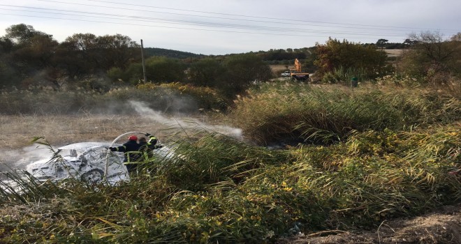 Soma Sevişler Yolunda Kaza 4 Yaralı