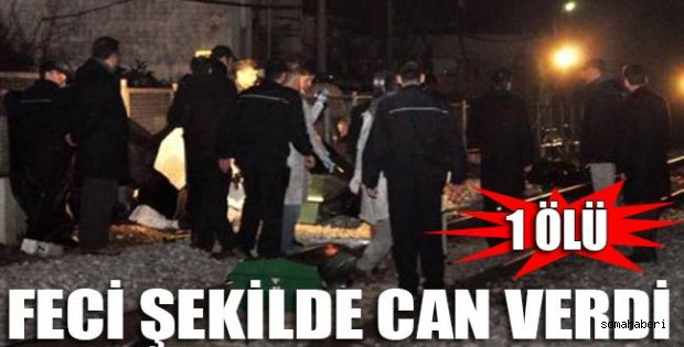 Alaşehirde Tren kazası