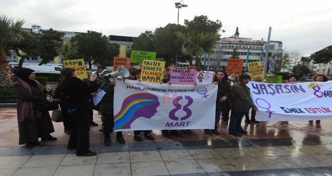 KESK’e Bağlı Sendikalar 8 Mart Dünya Emekçi Kadınlar Günü Nedeniyle Basın Açıklaması Yaptı