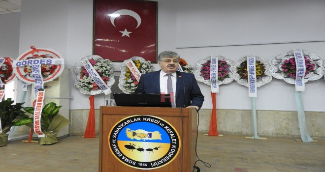 Soma Esnaf Ve Sanatkarlar Kredi ve Kefalet Kooperatifi Olağan Genel Kurulu Yapıldı