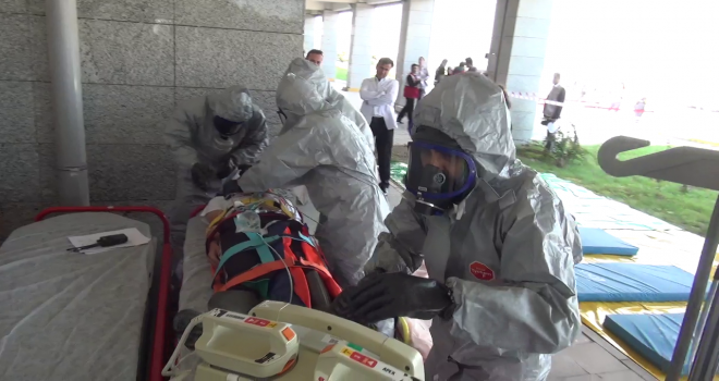 Soma’da Devlet Hastanesinde Öyle Bir Tatbikat Yapıldı…Ki