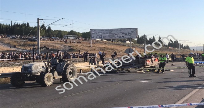 Tarım İşçileri Kaza Yaptı.2 Kişi Öldü 9 Kişi Yaralandı