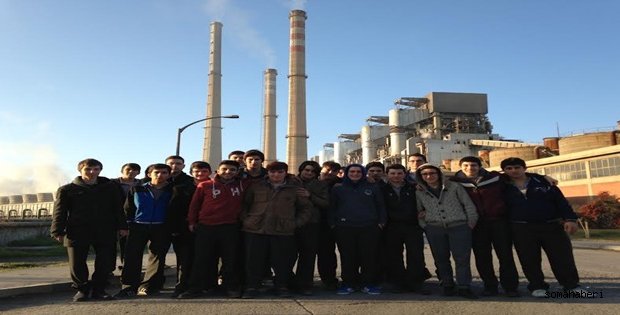 Coğrafya dersinde Soma Termik Santrali’ni gezdi