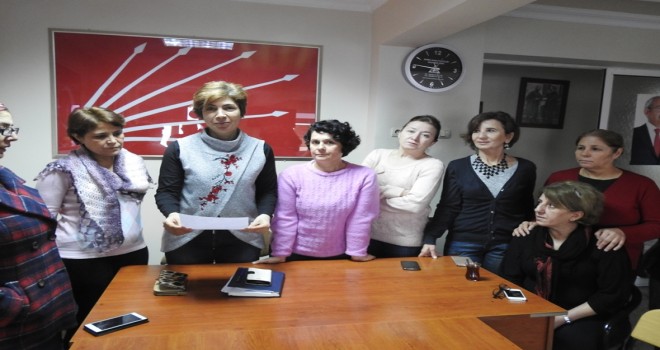 Soma CHP Kadın Kolları Şiddete Karşıyız Dedi