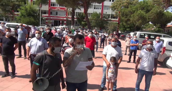 Uyar Madencileri Cengiz Topel Meydanında Haklarını Aradılar.