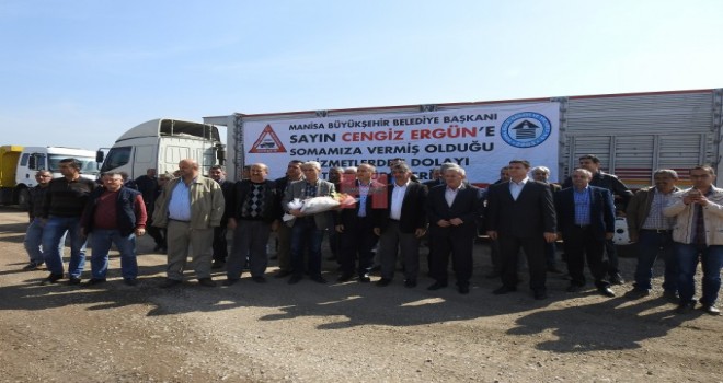 Somalı Kamyonculardan Başkan Ergün’e Teşekkür