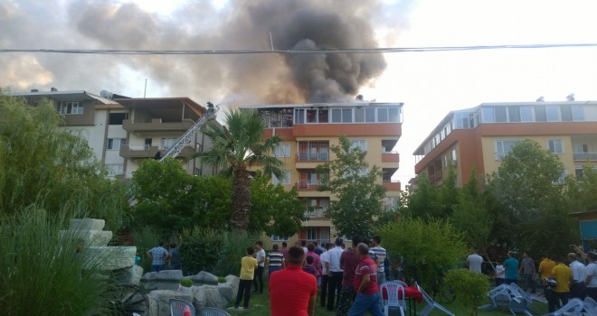 Somada Çatı Yangını