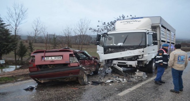 Trafik Kazasında Bir Kişi Öldü