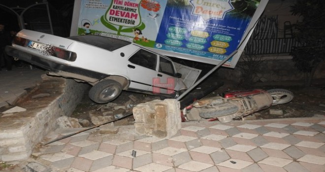 Polisten Kaçayım Derken Kaza Yaptı