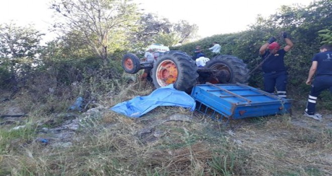 Soma'da Traktör Kazasında 1 Kişi Öldü