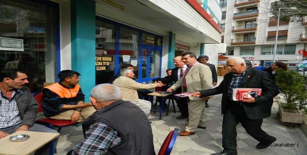 İP Manisa Büyük Şehir Adayı Somada Seçim turuna katıldı.