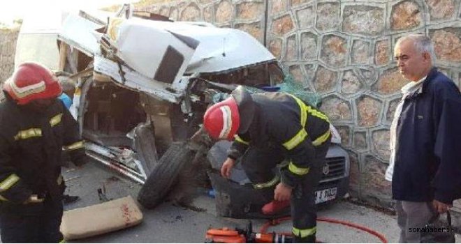 İşçi Servisi Kaza Yaptı