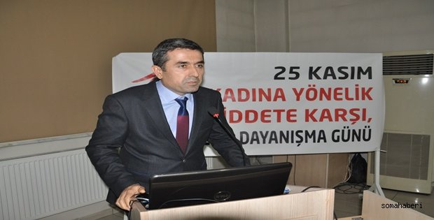 Kadına şiddet Emniyet Müd Toplantı salonunda anlatıldı
