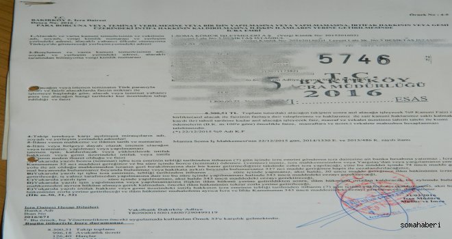 Madenci Aileye İcra Şoku