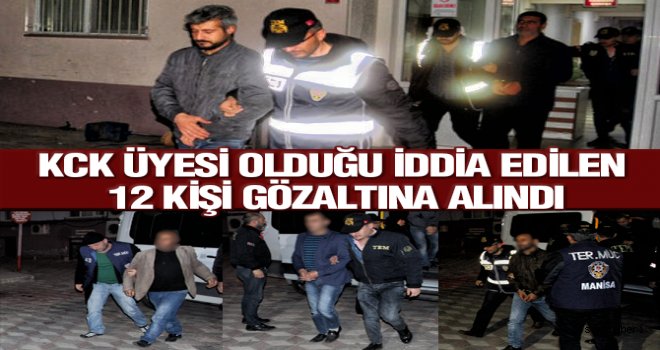 MANİSA’DA TERÖR OPERASYONU 