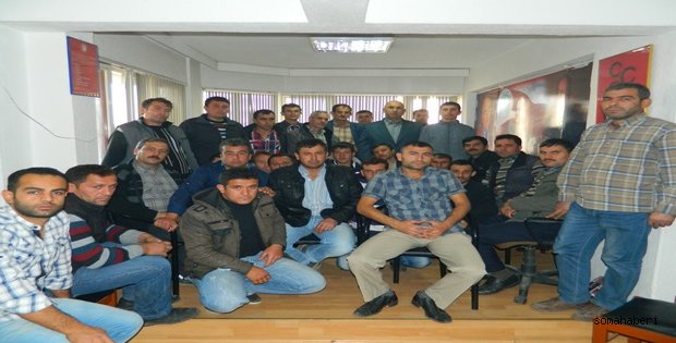 M.H.P Darkale işçisinin yanında