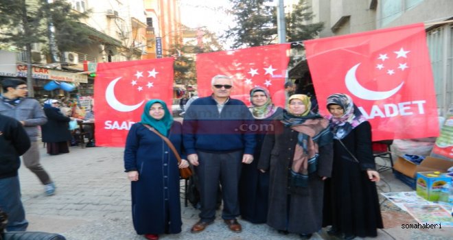 Saadet Partisi Beşyolda Lokma Döktürdü.