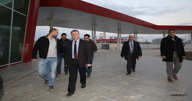 Soma Oto Terminali’nde Çalışmalar Son Aşamada