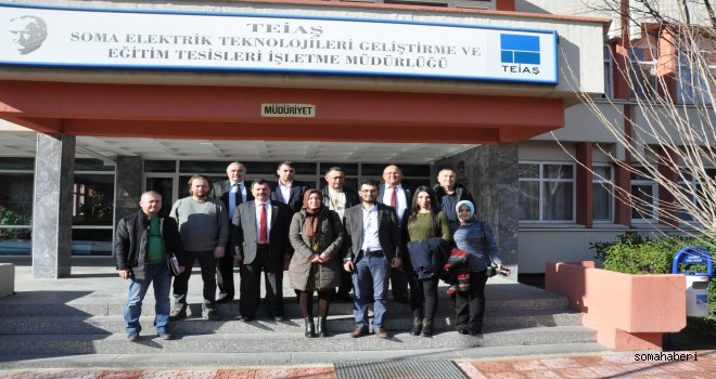 TEİAŞ Soma'da görev yapan gazetecileri ağırladı.