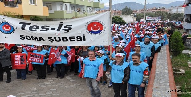TES-İŞ MADEN -İŞ DEN YATAĞANA DESTEK
