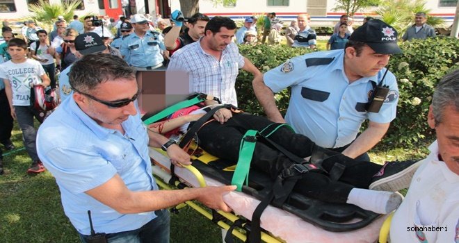 Trenin önüne Atladı